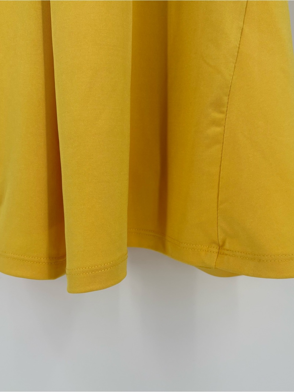 Y2K Yellow Cowl Neck Slip Dress Spaghetti Strap Sexy Ruched Large - Picture 6 of 12
